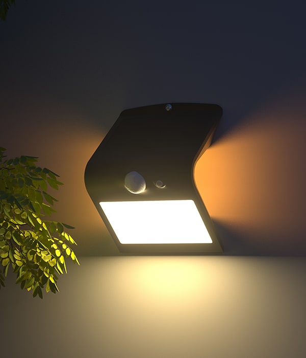 보노 센서 외부벽등 태양광 충전식 (LED1.5W)